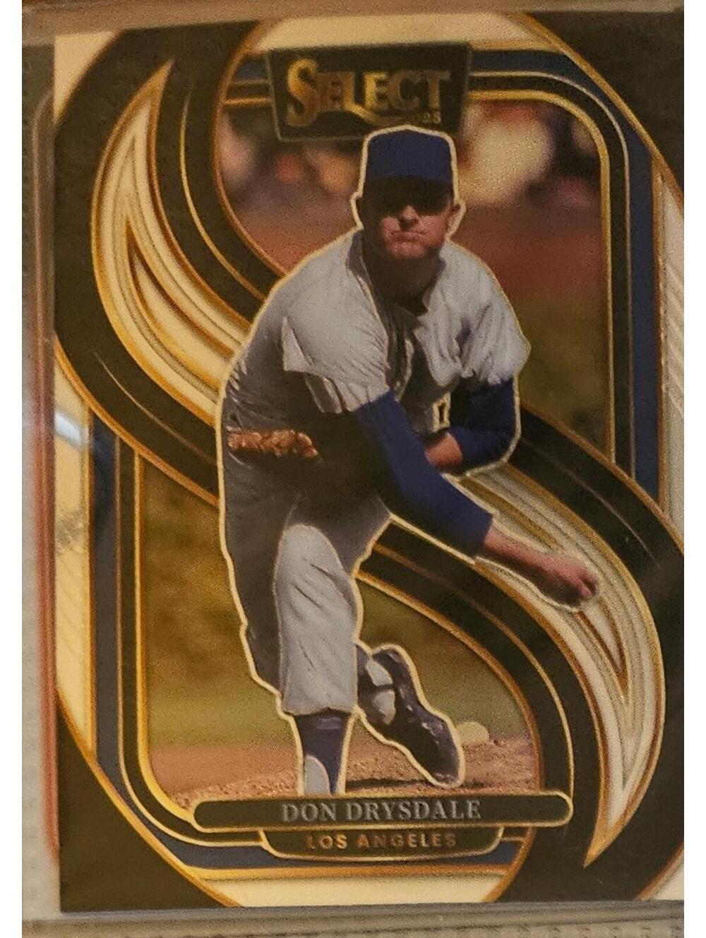 Don Drysdale 2025 Panini Select Premier GOLD Prizm insert #185 DODGERS